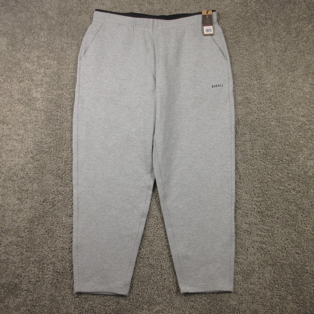 NOBULL Sweatpants Womens Large Gray Element Baggy Joggers Pants Ripstop Lifting